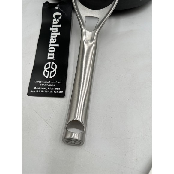 Calphalon Contemporary 3qt Hard-Anodized Nonstick Cookware Saute Pan & Lid -New - Picture 7 of 9
